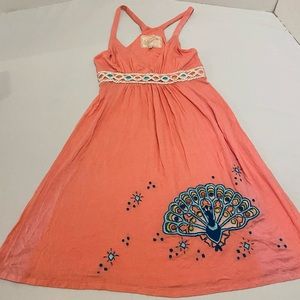 Soul Revival Peacock Embellished Dress, S